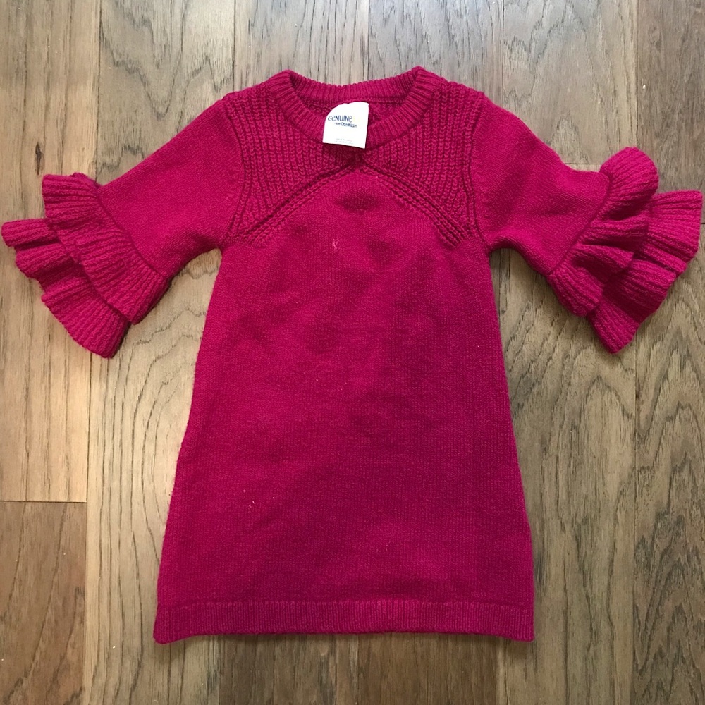 Genuine Kids from OSHKOSH pink knit dress